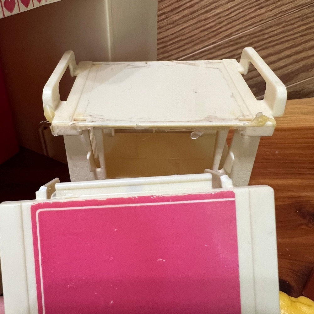 Vtg Mattel 1984 Barbie Dream Kitchen Playset Accessory Lot Food Pots Pans Dishes - Picture 16 of 16